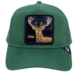 Goorin Bros The Farm Stag Snapback Hat Cap Green Camo Outdoor Hunting New